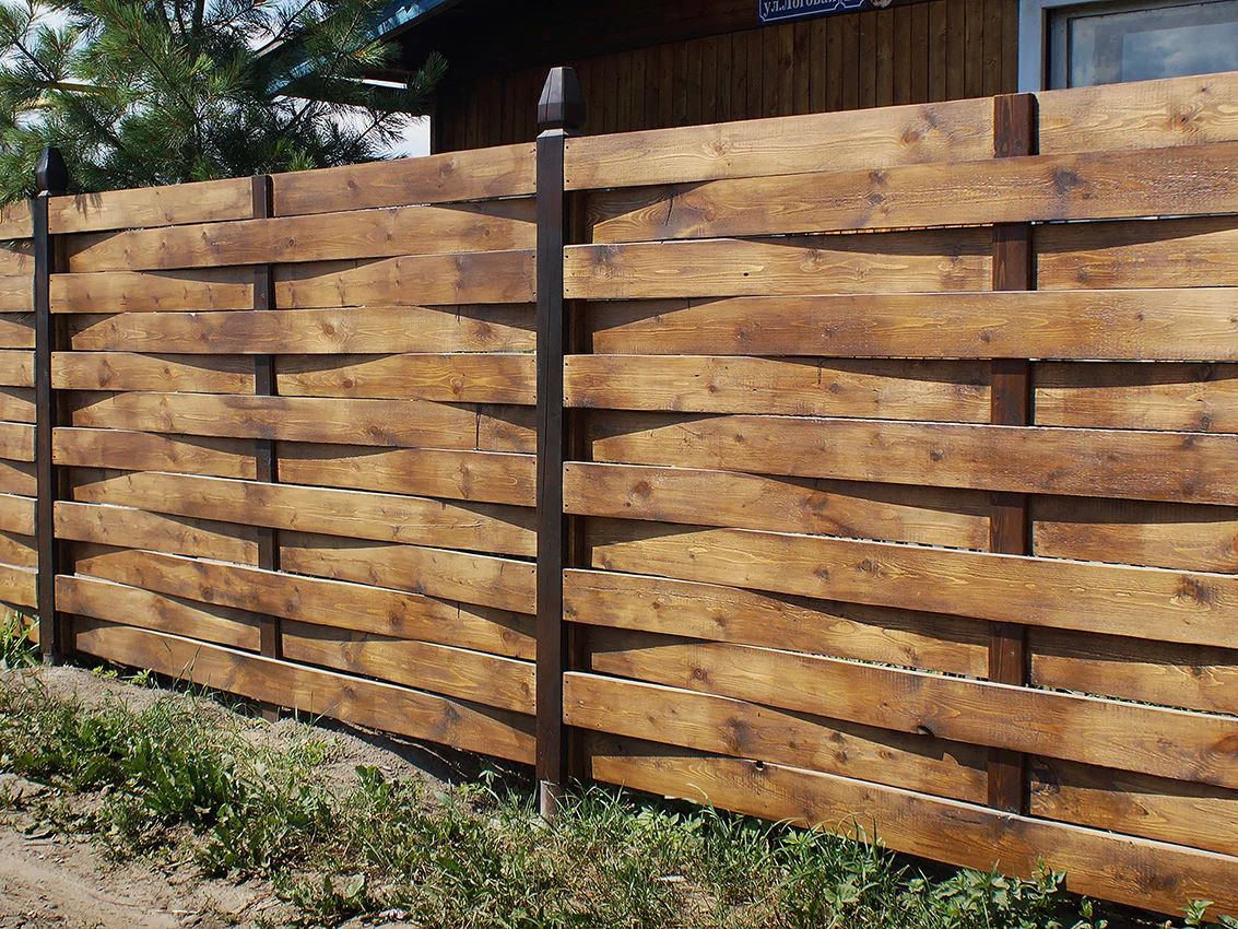 Забор альпийская плетенка