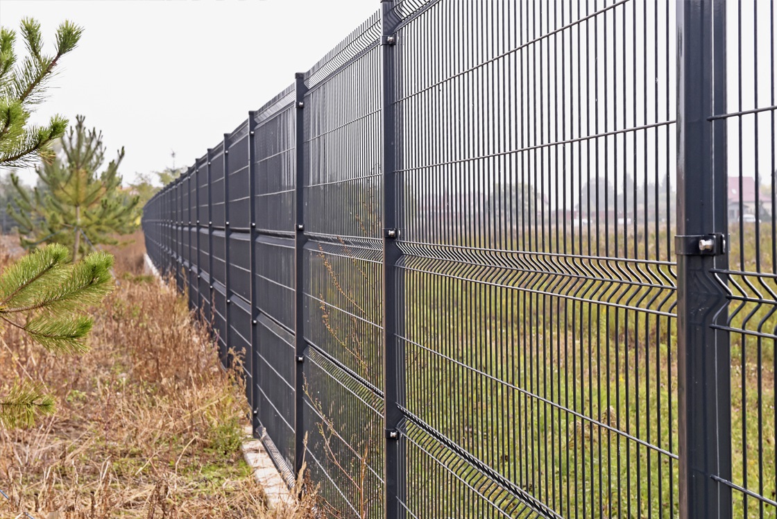 Забор Гиттер серый