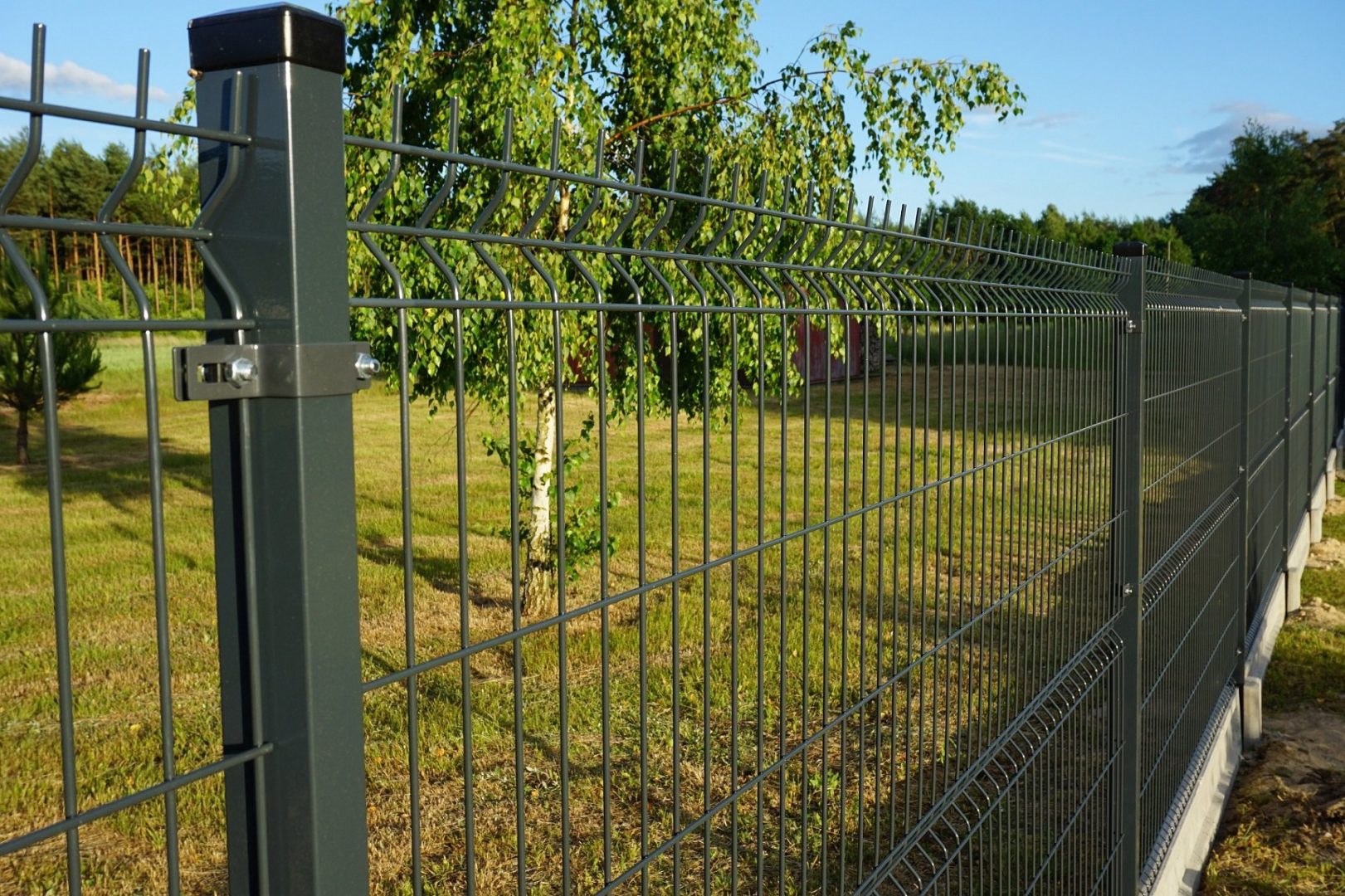 Панельный 3D забор