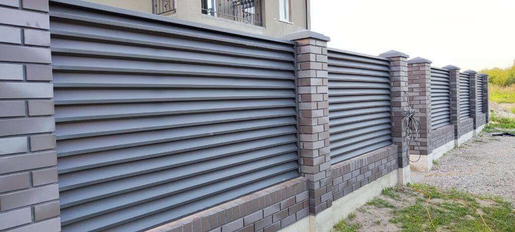 забор жалюзи
