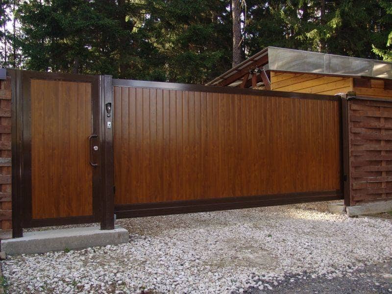 откатные ворота