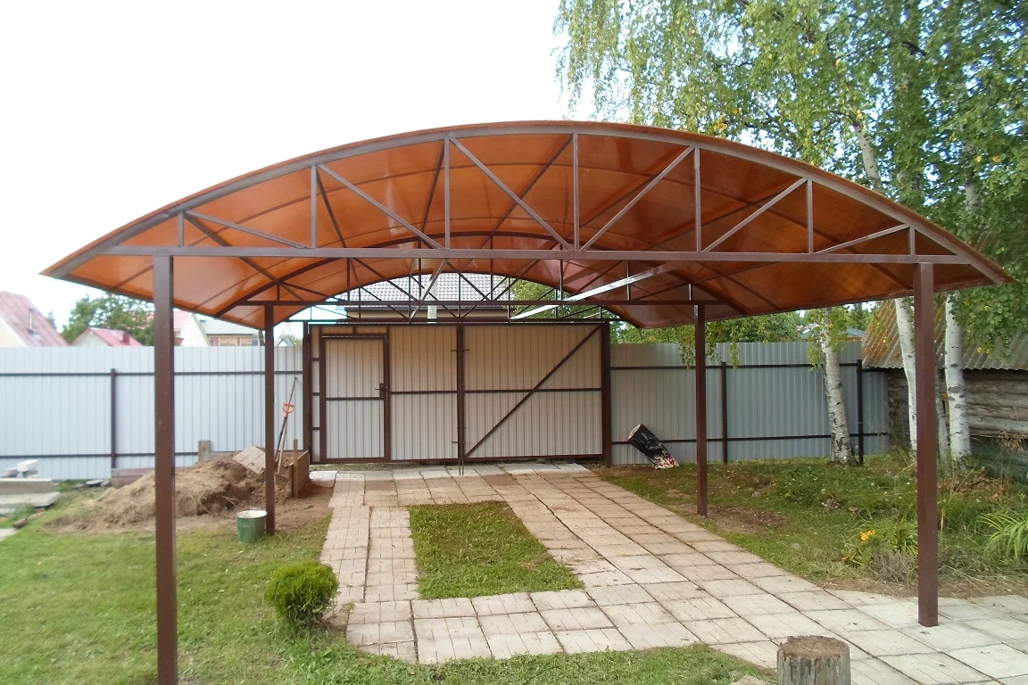 Навес полукруглый