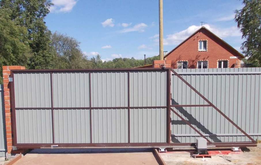 Откатные ворота Сова