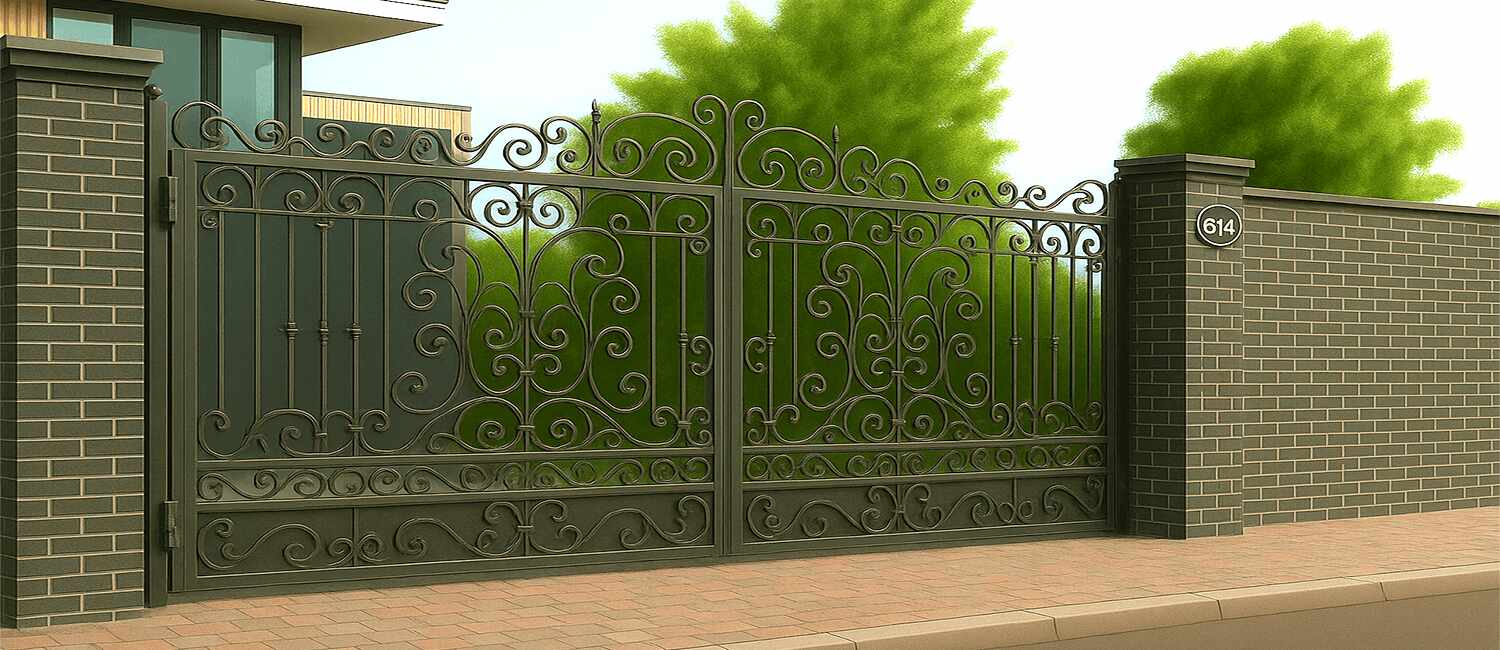 Кованные ворота