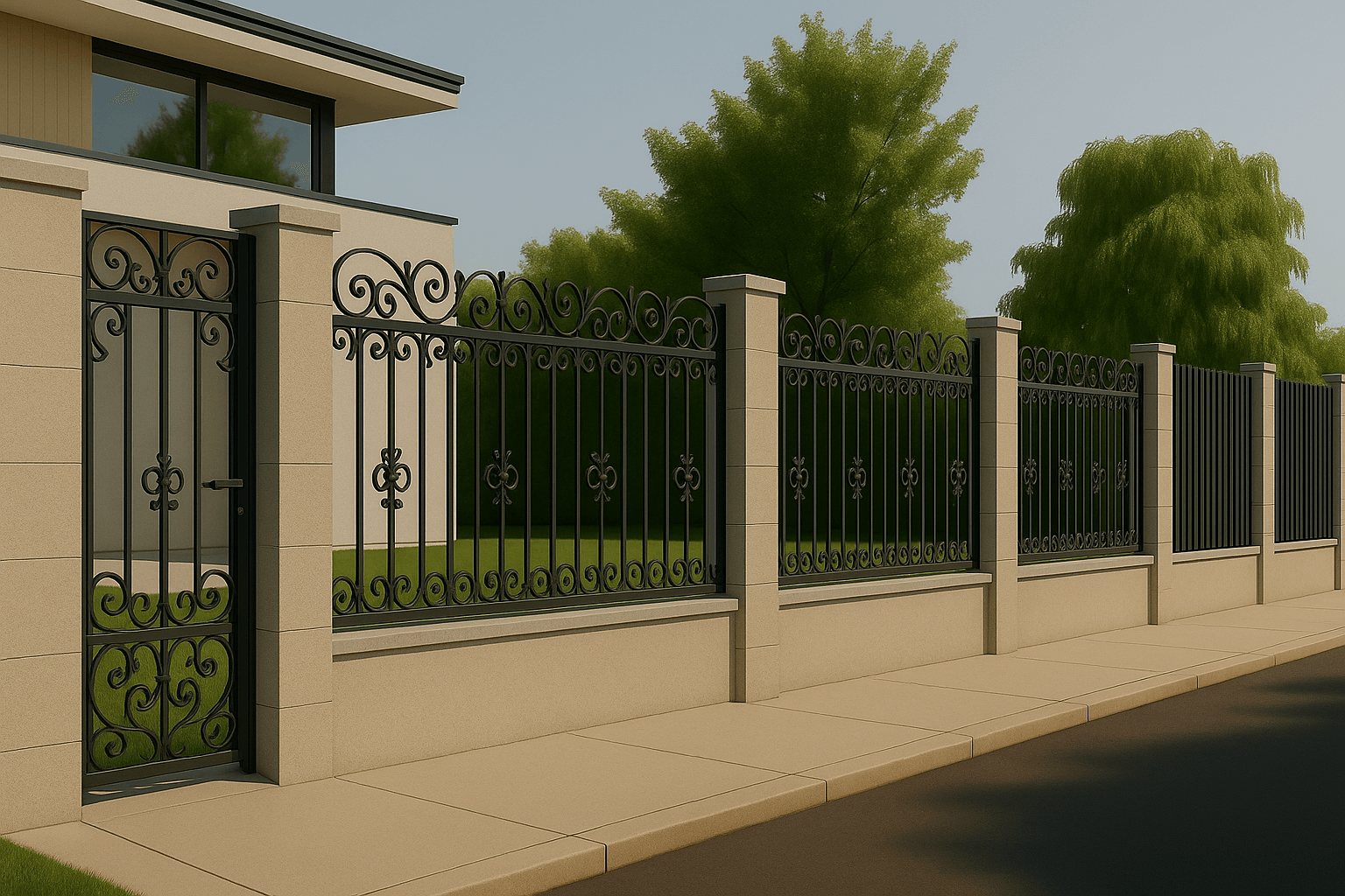 Кованые заборы