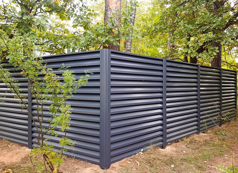 Двухсторонний забор Жалюзи ТВИКС