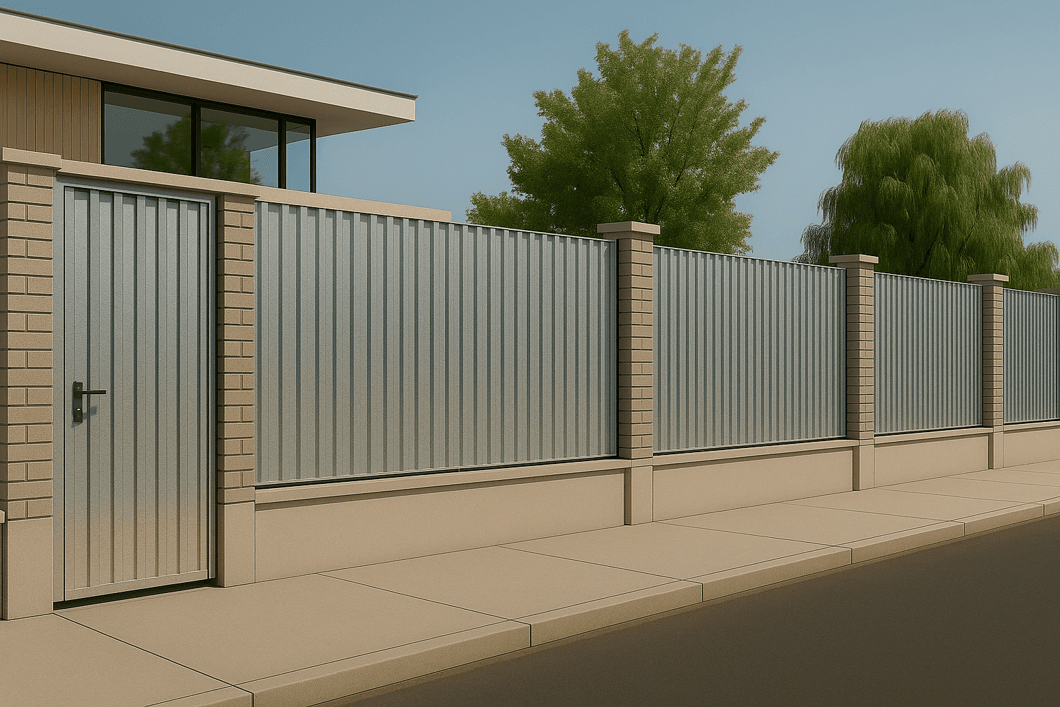 Оцинкованные заборы