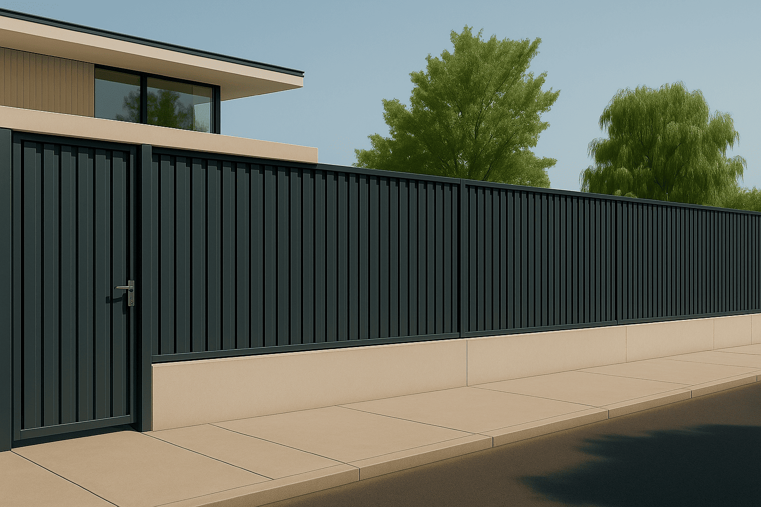 Забор из профнастила