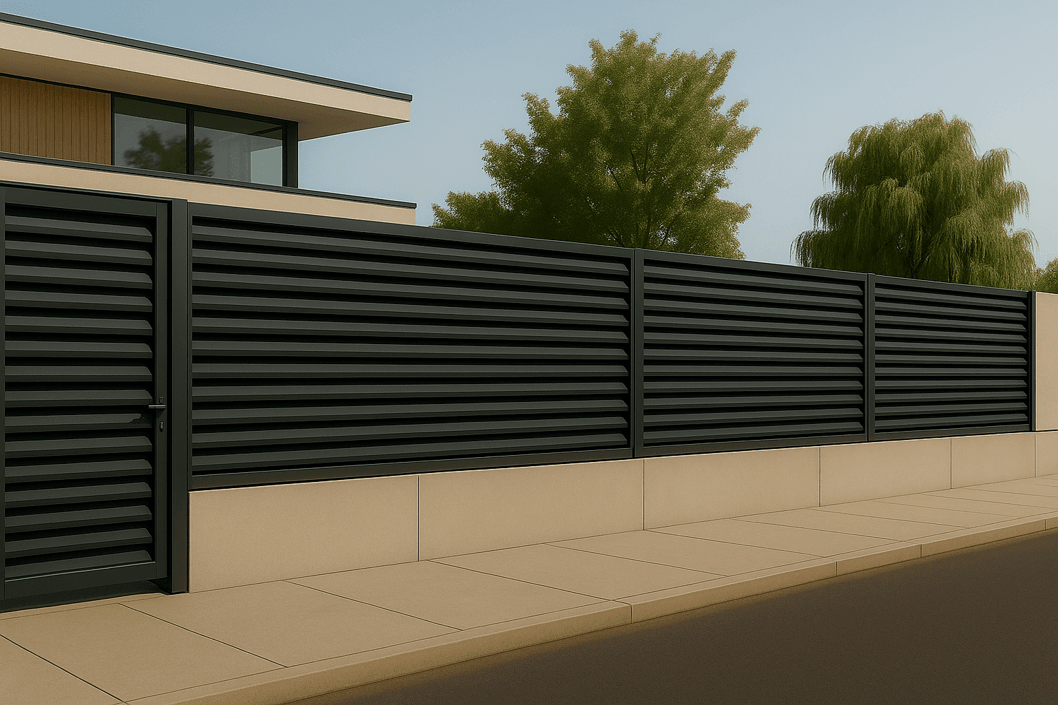 Заборы-жалюзи